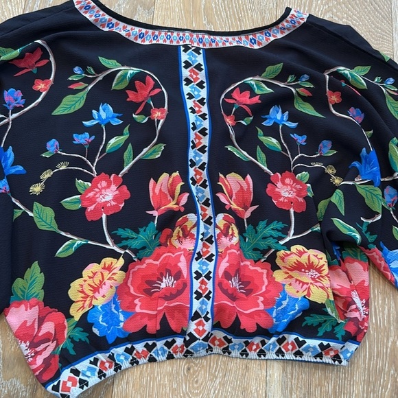 Flying Tomato Tropical Print Crop Top - Picture 7 of 7